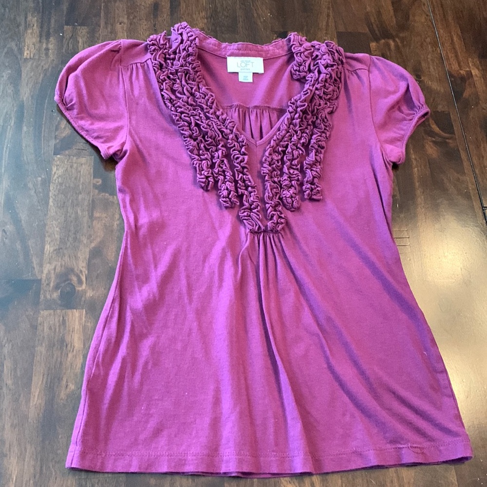LOFT Plum XSP Blouse